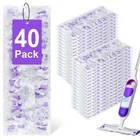 40 Pack Power Mop Refills For Swiffer Unscented&thickened Multi New. Price: $41.95.