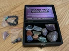 Otiem Chakra Crystals Healing Stones Kit Wooden Box 2 Bracelet New. Price: $33.99.