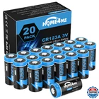 HOME4ME CR123A 3V Lithium Battery 1650MAH (20-PACK) For Security, Flashlight New. Price: $42.79.