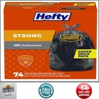 Hefty Strong Large Trash Bags 30 Gallon Black Garbage 74 Count Durable New. Price: $26.81.