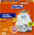 Hefty Ultra Strong 13 Gallon Trash Bags, Tall Kitchen Size, New. Price: $20.99.