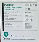 Puritan Sterile Foam Tipped Applicator (25-1506) 6", BOX/100 New. Price: $24.99.
