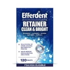 Efferdent Retainer Cleaner Tablets For Aligners, Mouth 120 Count (pack Of 1) New. Price: $23.90.