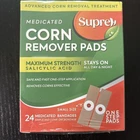 Supreh Medicated Corn Remover Pads For Feet & Toes, Salicylic Acid, 24 Count New. Price: $14.95.
