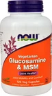 Worldwide X Now Glucosamine & Msm Vegetarian -- 120 Capsules New. Price: $59.41.