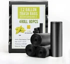 Jaoul Trash Bags Gallon, Biodegradable Small Garbage 1.2GAL-80PCS, Black New. Price: $13.35.