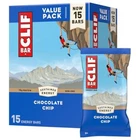 Clif Chocolate Chip Energy Bars 15 Count Plant Based Snack Food New. Price: $24.19.