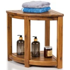 Upolana Teak Shower Stool 18 SC-002 Waterproof Wood Bench New. Price: $129.99.