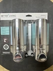 Better Living Aviva 2 Shower Shampoo & Soap Dispenser, X 11 Fl Oz New. Price: $35.00.