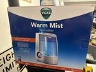 Vicks V745A/V745-JUV 1 Gallon Tank Warm Mist Humidifier-filter Free White New. Price: $39.99.