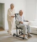 Vocic Movable Electric Chair Lift Stand From Floor Aid, 4-WHEEL, 350LBS Cap AX35 New. Price: $459.99.