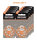 Rayovac Extra Advanced Size 13 Mercury Free Hearing Aid Batteries - 80 Pack New. Price: $17.30.