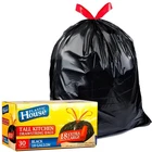 Strong Large 18 Gallon Drawstring Trash Bags Black Can Liners Kitchen Garbage... New. Price: $30.46.