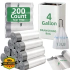 Xlhomo 4 Gallon Trash Bags 200 Count White New. Price: $34.99.