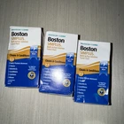Boston Simplus Multi Action Solution 1 Fl Oz Travel Lens Case Rigid Lot 3 New. Price: $35.00.