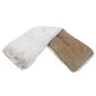 Warmies Marshmallow Neck Wrap 19" Brown/gray Microwave/freezer Safe New. Price: $29.95.