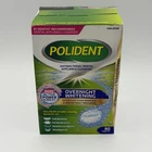 Polident Overnight Whitening Denture Cleaner Tablets 90 Count Antibacterial New. Price: $8.00.