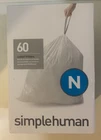Simplehuman Code Custom Fit Liners, 3 Refill Packs Of 20, 45-50 Liter 60 Count New. Price: $32.70.