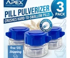 Apex Carex Healthcare Pulverizer Crushes Hard To Swallow Pills 3-PACK New. Price: $19.90.