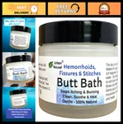 Sitz Bath For Hemorrhoids & Fissures - Natural Sea Salt Soak, Fast Relief, Sooth New. Price: $30.39.