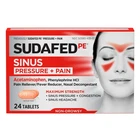 Sudafed Pe Sinus Pressure Pain Relief Maximum Strength 24 Count Non Drowsy Ta... New. Price: $15.99.
