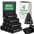 800 Counts 4 Gallon Trash Drawstring Small Bags Thick Pre-separated New. Price: $74.43.
