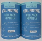 Vital Proteins Collagen Peptides Dietary Supplement Powder Lot Of 48OZ New. Price: $59.99.
