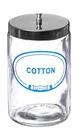 Grafco Glass Sundry Jar Labeled 'cotton' Medical Dressing Storag New. Price: $25.20.