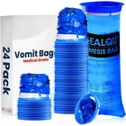 Hospital Vomit Bags - 1000ML Car Throw Up Count (pack Of 24), Blue New. Price: $16.09.