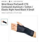 Procare Wrist Support Extra Small Right 79 87152 New. Price: $9.00.