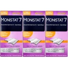 3 Pack Monistat 7 Vaginal Antifungal Cream With Disposable Applicators 1.59OZ New. Price: $40.59.