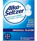 Bayer Alka-seltzer Original Antacid & Nsaid Relief Effervescent Tablets 72 Count New. Price: $20.99.