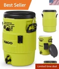 5 Gallon Insulated Sports Cooler With Touch-free Handwashing Spout Acid Green New. Price: $87.99.