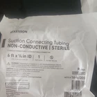 Mckesson Suction Connecting Tubing Non-conductive Sterile Ft X 1/4 16-66305 New. Price: $22.00.