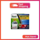 Pami Recycling Tall Kitchen Drawstring Trash Bags- Extra-strong Plastic Garbage New. Price: $18.97.