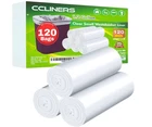 1.2 Gallon 120 Clear Small Trash Bags Bathroom Garbage Plastic ... New. Price: $15.75.