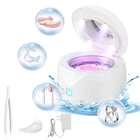 Hoffeins Ultrasonic Retainer Cleaner Machine 45KHZ 200ML Portable White New. Price: $34.99.
