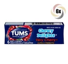 6X Packs Tums Chewy Delights Very Cherry Ultra Strength Soft Chews Per New. Price: $14.99.