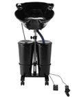 Vevor Portable Shampoo Bowl W/drain Hose 2 Buckets Adjustable Height Salon Sink New. Price: $155.90.