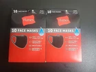Hanes Face Mask Pack 100% Cotton Washable & Reusable Wicking Cool Set Of 2 New. Price: $11.49.