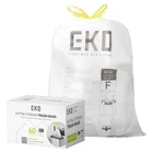 Eko 13 Gallon / 40-60 Liter, Count Drawstring (pack Of 1), White New. Price: $26.88.