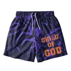 Child Of God Christian Mesh Shorts Purple For Men - Youth Active Sports New. Price: $34.99.