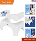 The Bathroom Toilet Stool - 2.0, Convertible 7" Or 9" Height With Removab... New. Price: $47.99.