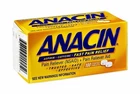 Anacin Aspirin 400MG Caffeine 32MG Pain Reliever & Aid Fast Relief Tablets 100CT New. Price: $16.34.