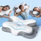 Orthopedic Cooling Pillow For Side Sleepers Contour Neck Support Aid New. Price: $80.69.