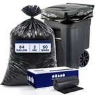 Plasticplace W65LDBTL2RL 64-65 Gallon Trash Can 1 Count (pack Of 50), Black New. Price: $69.39.