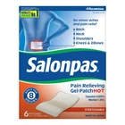 Salonpas Pain Relieving Gel Patch Hot, 6 Count (pack Of 1) New. Price: $14.75.