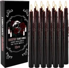 Wfmolcand 12PCS 10-INCH Black Bleeding Taper Candles,vampire 10INCH, New. Price: $23.87.