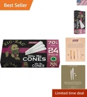 Zig Zag 70MM Ultra Thin Cones - Perfectly Crafted 24 Pack For Smokers New. Price: $13.59.