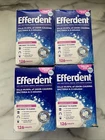 4 Efferdent Denture Cleaner Complete 126 Tabs Each New. Price: $39.95.